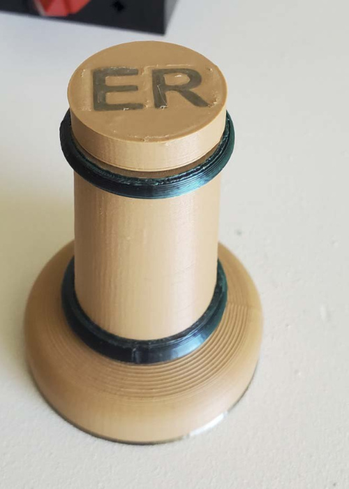 Matte Wood Brown Espresso Tamper